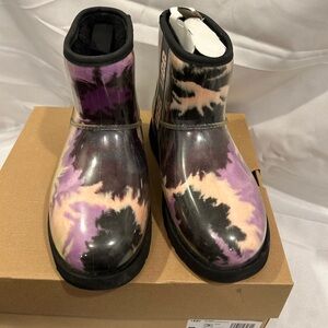 Ugg Women’s Classic Clear Mini Tie Dye Sz 7